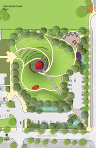 Jimi Hendrix Park Schematic Design Plan